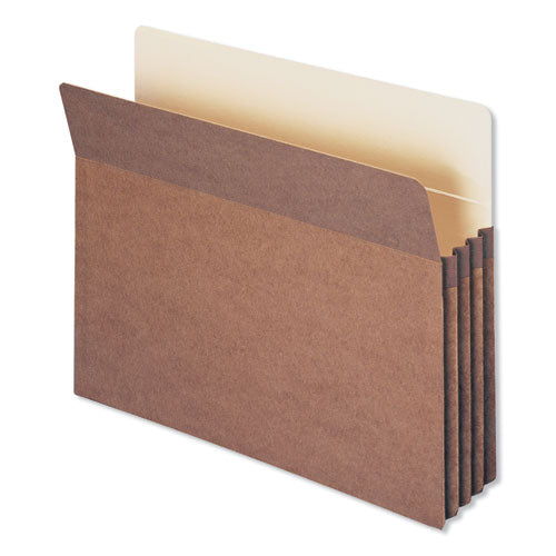 Smead® wholesale. Redrope Drop Front File Pockets, 3.5" Expansion, Letter Size, Redrope, 25-box. HSD Wholesale: Janitorial Supplies, Breakroom Supplies, Office Supplies.