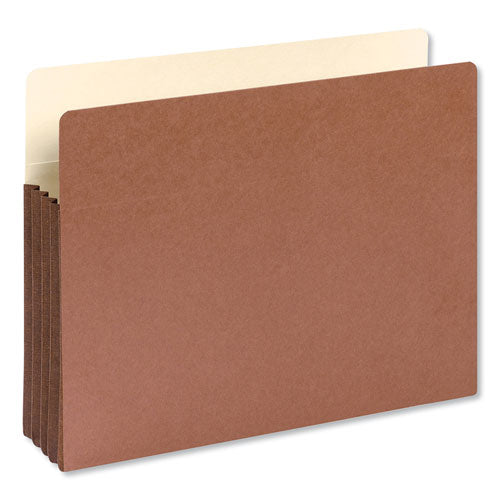 Smead® wholesale. Redrope Drop-front File Pockets W- Fully Lined Gussets, 3.5" Expansion, Letter Size, Redrope, 10-box. HSD Wholesale: Janitorial Supplies, Breakroom Supplies, Office Supplies.