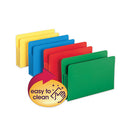 Smead® wholesale. Poly Drop Front File Pockets, 3.5" Expansion, 4 Sections, Legal Size, Assorted, 4-box. HSD Wholesale: Janitorial Supplies, Breakroom Supplies, Office Supplies.
