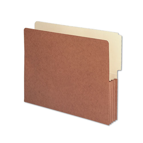 Smead® wholesale. Redrope Drop-front End Tab File Pockets, 3.5" Expansion, Letter Size, Redrope, 10-box. HSD Wholesale: Janitorial Supplies, Breakroom Supplies, Office Supplies.