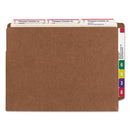 Smead® wholesale. Heavy-duty Redrope End Tab Tuff Pockets, 7" Expansion, Letter Size, Redrope, 5-box. HSD Wholesale: Janitorial Supplies, Breakroom Supplies, Office Supplies.