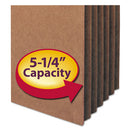 Smead® wholesale. Redrope Drop Front File Pockets, 5.25" Expansion, Letter Size, Redrope, 50-box. HSD Wholesale: Janitorial Supplies, Breakroom Supplies, Office Supplies.