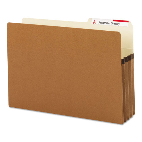 Smead® wholesale. Redrope Drop Front File Pockets, 3.5" Expansion, Legal Size, Redrope, 25-box. HSD Wholesale: Janitorial Supplies, Breakroom Supplies, Office Supplies.