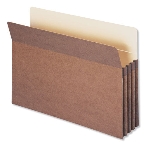 Smead® wholesale. Redrope Drop Front File Pockets, 3.5" Expansion, Legal Size, Redrope, 25-box. HSD Wholesale: Janitorial Supplies, Breakroom Supplies, Office Supplies.