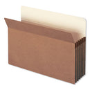 Smead® wholesale. Redrope Drop Front File Pockets, 5.25" Expansion, Legal Size, Redrope, 10-box. HSD Wholesale: Janitorial Supplies, Breakroom Supplies, Office Supplies.