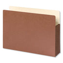 Smead® wholesale. Redrope Drop-front File Pockets W- Fully Lined Gussets, 3.5" Expansion, Legal Size, Redrope, 10-box. HSD Wholesale: Janitorial Supplies, Breakroom Supplies, Office Supplies.