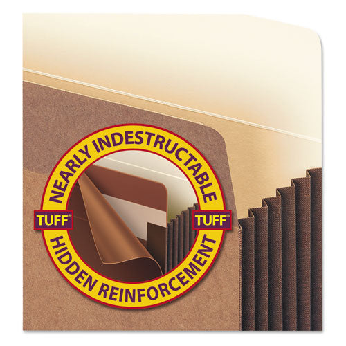 Smead® wholesale. Redrope Tuff Pocket Drop-front File Pockets W- Fully Lined Gussets, 7" Expansion, Legal Size, Redrope, 5-box. HSD Wholesale: Janitorial Supplies, Breakroom Supplies, Office Supplies.