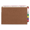 Smead® wholesale. Heavy-duty Redrope End Tab Tuff Pockets, 5.25" Expansion, Legal Size, Redrope, 10-box. HSD Wholesale: Janitorial Supplies, Breakroom Supplies, Office Supplies.