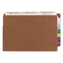 Smead® wholesale. Heavy-duty Redrope End Tab Tuff Pockets, 7" Expansion, Legal Size, Redrope, 5-box. HSD Wholesale: Janitorial Supplies, Breakroom Supplies, Office Supplies.