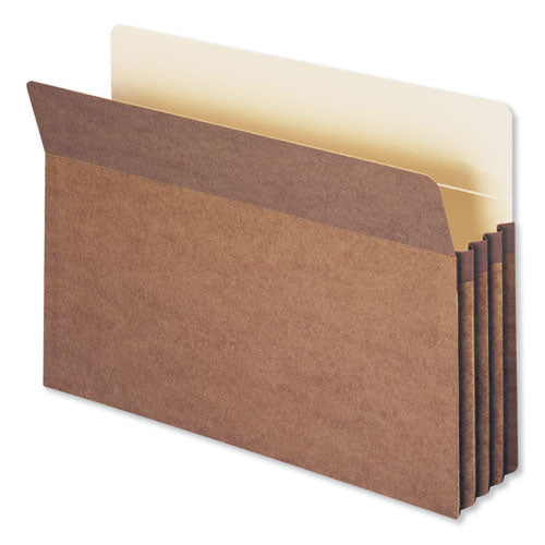 Smead® wholesale. Redrope Drop Front File Pockets, 3.5" Expansion, Legal Size, Redrope, 50-box. HSD Wholesale: Janitorial Supplies, Breakroom Supplies, Office Supplies.