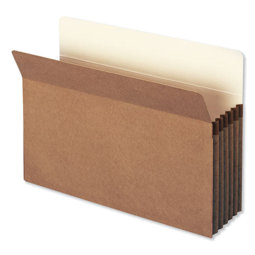 Smead® wholesale. Redrope Drop Front File Pockets, 5.25" Expansion, Legal Size, Redrope, 50-box. HSD Wholesale: Janitorial Supplies, Breakroom Supplies, Office Supplies.