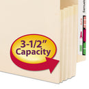 Smead® wholesale. Manila End Tab File Pockets, 3.5" Expansion, Letter Size, Manila, 25-box. HSD Wholesale: Janitorial Supplies, Breakroom Supplies, Office Supplies.