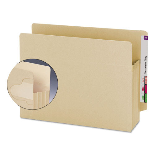 Smead® wholesale. Manila End Tab Tuff Pockets, 3.5" Expansion, Letter Size, Manila, 10-box. HSD Wholesale: Janitorial Supplies, Breakroom Supplies, Office Supplies.
