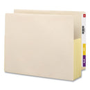 Smead® wholesale. Manila End Tab File Pockets, 3.5" Expansion, Letter Size, Manila, 10-box. HSD Wholesale: Janitorial Supplies, Breakroom Supplies, Office Supplies.