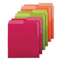 Smead® wholesale. Organized Up Heavyweight Vertical File Folders, 1-2-cut Tabs, Letter Size, Assorted, 6-pack. HSD Wholesale: Janitorial Supplies, Breakroom Supplies, Office Supplies.