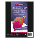 Smead® wholesale. Organized Up Heavyweight Vertical File Folders, 1-2-cut Tabs, Letter Size, Assorted, 6-pack. HSD Wholesale: Janitorial Supplies, Breakroom Supplies, Office Supplies.