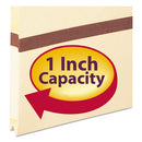 Smead® wholesale. Manila File Pockets, 1" Expansion, Letter Size, Manila. HSD Wholesale: Janitorial Supplies, Breakroom Supplies, Office Supplies.