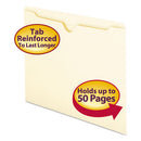 Smead® wholesale. Manila File Jackets, 2-ply Straight Tab, Letter Size, Manila, 100-box. HSD Wholesale: Janitorial Supplies, Breakroom Supplies, Office Supplies.