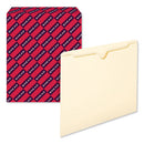 Smead® wholesale. Manila File Jackets, 2-ply Straight Tab, Letter Size, Manila, 100-box. HSD Wholesale: Janitorial Supplies, Breakroom Supplies, Office Supplies.