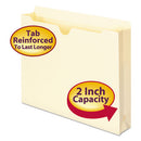 Smead® wholesale. Manila File Jackets, 2-ply Straight Tab, Letter Size, Manila, 50-box. HSD Wholesale: Janitorial Supplies, Breakroom Supplies, Office Supplies.