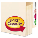 Smead® wholesale. Manila End Tab File Pockets, 3.5" Expansion, Legal Size, Manila, 25-box. HSD Wholesale: Janitorial Supplies, Breakroom Supplies, Office Supplies.