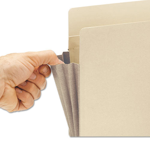 Smead® wholesale. Manila End Tab File Pockets, 5.25" Expansion, Legal Size, Manila, 10-box. HSD Wholesale: Janitorial Supplies, Breakroom Supplies, Office Supplies.