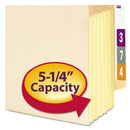 Smead® wholesale. Manila End Tab File Pockets, 5.25" Expansion, Legal Size, Manila, 10-box. HSD Wholesale: Janitorial Supplies, Breakroom Supplies, Office Supplies.