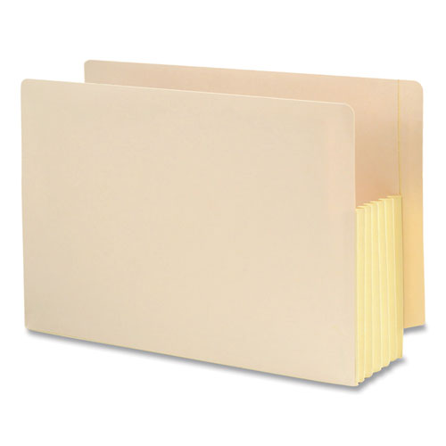 Smead® wholesale. Manila End Tab File Pockets, 5.25" Expansion, Legal Size, Manila, 10-box. HSD Wholesale: Janitorial Supplies, Breakroom Supplies, Office Supplies.