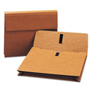 Smead® wholesale. Expanding Wallet W- Hook And Loop Closure, 2" Expansion, 1 Section, Letter Size, Redrope. HSD Wholesale: Janitorial Supplies, Breakroom Supplies, Office Supplies.