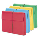 Smead® wholesale. Expanding Wallet With Elastic Cord, 2" Expansion, 1 Section, Letter Size, Assorted, 50-box. HSD Wholesale: Janitorial Supplies, Breakroom Supplies, Office Supplies.