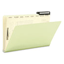 Smead® wholesale. Pressboard Mortgage Folders, 8 Dividers, Legal Size, Green, 10-box. HSD Wholesale: Janitorial Supplies, Breakroom Supplies, Office Supplies.