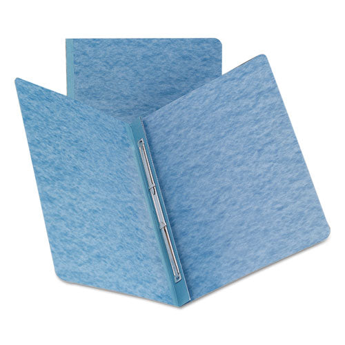 Smead® wholesale. Side Opening Press Guard Report Cover, Prong Fastener, Letter, Blue. HSD Wholesale: Janitorial Supplies, Breakroom Supplies, Office Supplies.