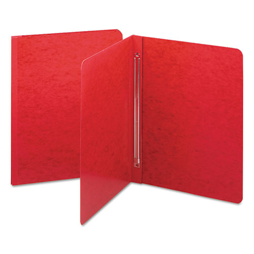Smead® wholesale. Side Opening Press Guard Report Cover, Prong Fastener, Letter, Bright Red. HSD Wholesale: Janitorial Supplies, Breakroom Supplies, Office Supplies.