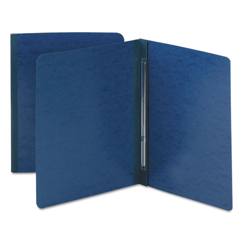Smead® wholesale. Side Opening Press Guard Report Cover, Prong Fastener, Letter, Dark Blue. HSD Wholesale: Janitorial Supplies, Breakroom Supplies, Office Supplies.