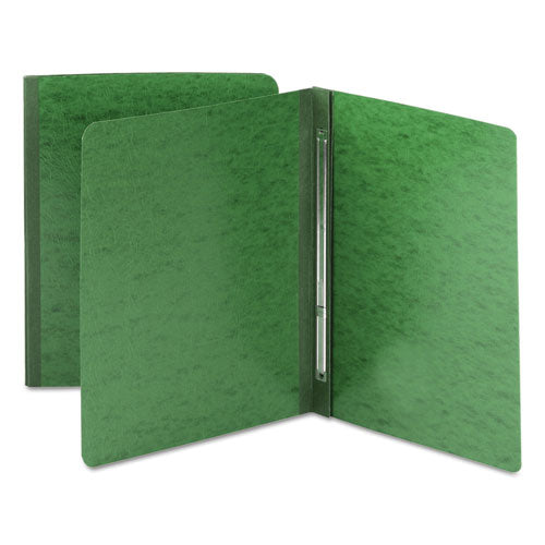 Smead® wholesale. Side Opening Pressboard Report Cover, Prong Fastener, Letter, Green. HSD Wholesale: Janitorial Supplies, Breakroom Supplies, Office Supplies.