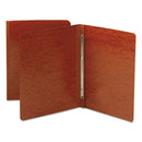 Smead® wholesale. Side Opening Pressboard Report Cover, Prong Fastener, Letter, Red. HSD Wholesale: Janitorial Supplies, Breakroom Supplies, Office Supplies.