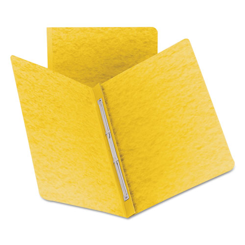 Smead® wholesale. Side Opening Press Guard Report Cover, Prong Fastener, Letter, Yellow. HSD Wholesale: Janitorial Supplies, Breakroom Supplies, Office Supplies.