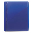 Smead® wholesale. Clear Front Poly Report Cover With Tang Fasteners, 8-1-2 X 11, Blue, 5-pack. HSD Wholesale: Janitorial Supplies, Breakroom Supplies, Office Supplies.