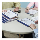 Smead® wholesale. Poly Report Cover, Tang Clip, Letter, 1-2" Capacity, Clear-dark Blue, 25-box. HSD Wholesale: Janitorial Supplies, Breakroom Supplies, Office Supplies.