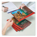 Smead® wholesale. Poly Report Cover, Tang Clip, Letter, 1-2" Capacity, Clear-red, 25-box. HSD Wholesale: Janitorial Supplies, Breakroom Supplies, Office Supplies.