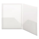 Smead® wholesale. Frame View Poly Two-pocket Folder, 11 X 8 1-2, Clear-oyster, 5-pack. HSD Wholesale: Janitorial Supplies, Breakroom Supplies, Office Supplies.