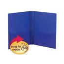 Smead® wholesale. Poly Two-pocket Folder W-fasteners, 11 X 8 1-2, Blue, 25-box. HSD Wholesale: Janitorial Supplies, Breakroom Supplies, Office Supplies.