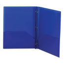 Smead® wholesale. Poly Two-pocket Folder W-fasteners, 11 X 8 1-2, Blue, 25-box. HSD Wholesale: Janitorial Supplies, Breakroom Supplies, Office Supplies.