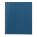 Smead® wholesale. Two-pocket Folder, Embossed Leather Grain Paper, Blue, 25-box. HSD Wholesale: Janitorial Supplies, Breakroom Supplies, Office Supplies.