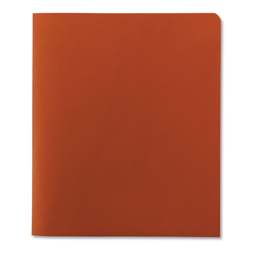 Smead® wholesale. Two-pocket Folder, Textured Paper, Orange, 25-box. HSD Wholesale: Janitorial Supplies, Breakroom Supplies, Office Supplies.