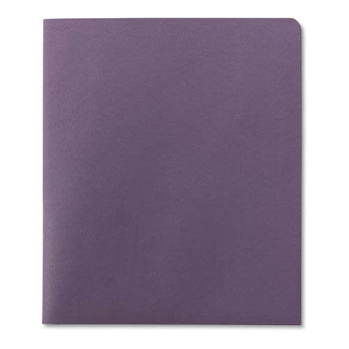 Smead® wholesale. Two-pocket Folder, Textured Paper, Lavender, 25-box. HSD Wholesale: Janitorial Supplies, Breakroom Supplies, Office Supplies.