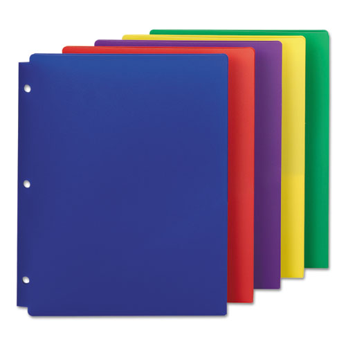 Smead® wholesale. Poly Snap-in Two-pocket Folder, 11 X 8.5, Assorted, 10-pack. HSD Wholesale: Janitorial Supplies, Breakroom Supplies, Office Supplies.