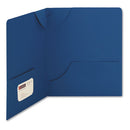 Smead® wholesale. Lockit Two-pocket Folder, Textured Paper, 11 X 8 1-2, Dk Blue, 25-bx. HSD Wholesale: Janitorial Supplies, Breakroom Supplies, Office Supplies.