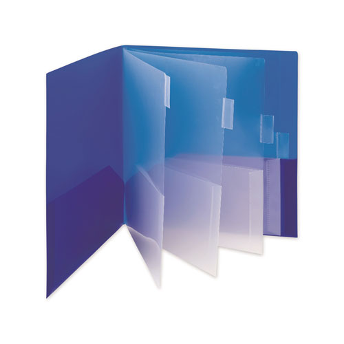 Smead® wholesale. Poly Ten-pocket Subject Folder, 11 X 8.5, Assorted, 2-pack. HSD Wholesale: Janitorial Supplies, Breakroom Supplies, Office Supplies.