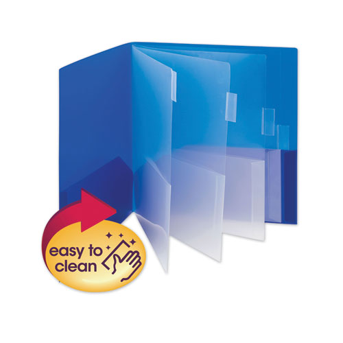 Smead® wholesale. Poly Ten-pocket Subject Folder, 11 X 8.5, Assorted, 2-pack. HSD Wholesale: Janitorial Supplies, Breakroom Supplies, Office Supplies.